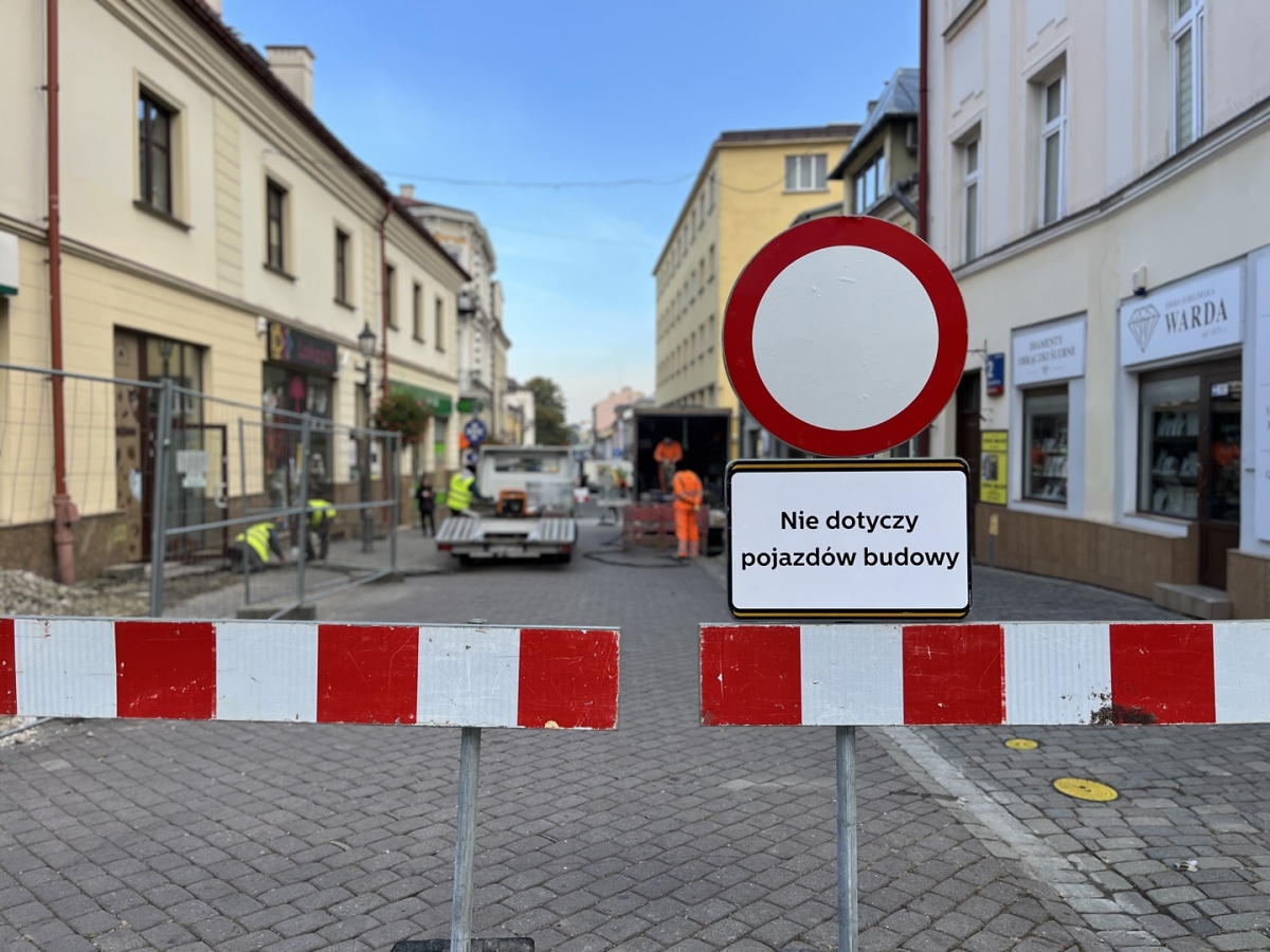 Przebudowa ul. Grunwaldzkiej [październik 2023]